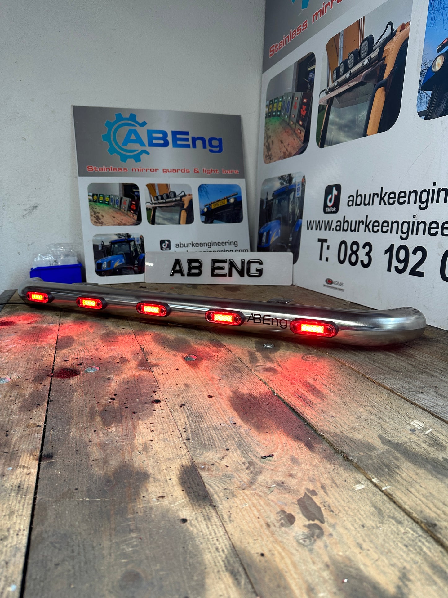 Rear Caddy Light Bar Bend Back