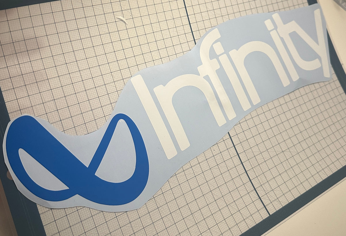 Infinity With Check Sticker Infinity Sticker – ABEng